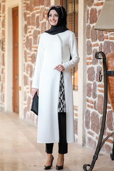 FUVAL MODA Women's Sahra Hijab Set - Ecru
