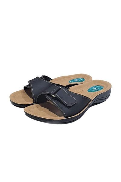Ceyo Anatomical Extra Gel Comfortable Women's Black Slippers - Special Production