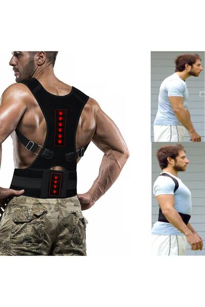 ZEYZEN Corset pentru suport magnetic vertical