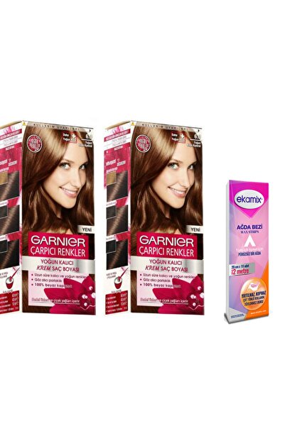 Garnier Çarpıcı Renkler Yoğun Koyu Kumral Boya 6.0 2 Adet
