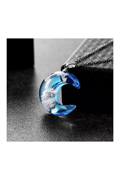 Generic Brand Moon And Cloud Chain Necklace