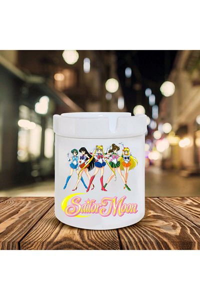 Kumbara Hediyelik Κεραμικό τασάκι Sailor Moon με στάμπα