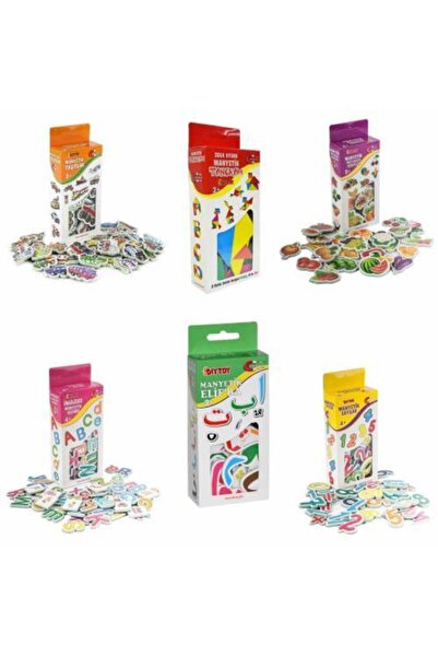 Mashotrend Manyetik Sayılar + Manyetik Harfler + Manyetik Taşıtlar + Manyetik...