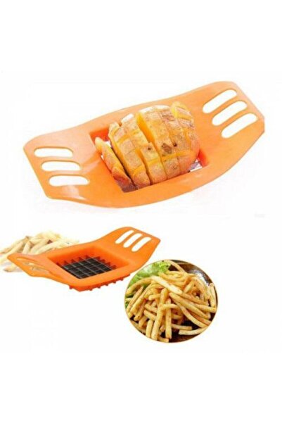 Genel Markalar Patates Dilimleme Aparatı Çok Amaçlı Çelik Bıçaklı Pratik Pata...