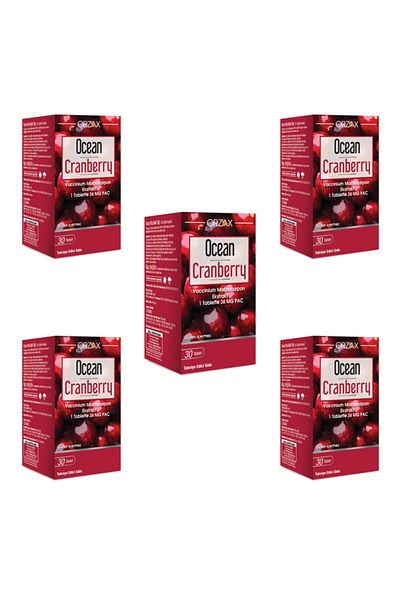 Ocean OceanCranberry- 30 Tablets X5 Pieces