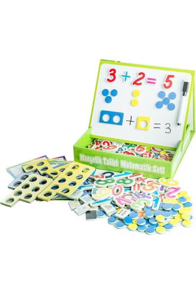 Hobialem Manyetik Tablet Matematik Seti, Yazı Tahtası, 98 Parça, Eğitim Seti,...