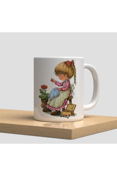 Generic Brand White Mug Cup vintage Nostalgia