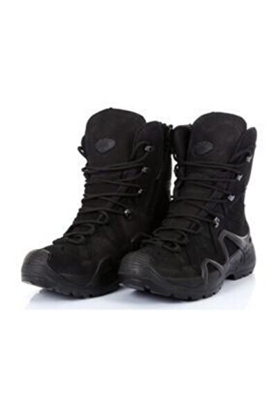 Vogel Cizme militare negre cu fermoar M1491