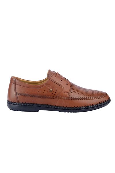 M.P. Men's Tan Leather Daily Comfort Shoes 211-4250