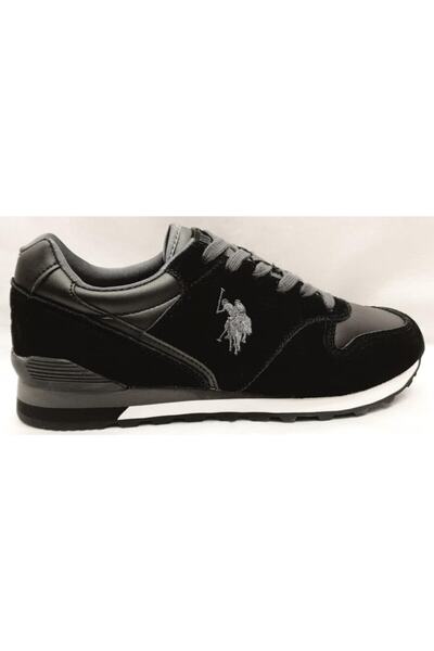 U.S. Polo Assn. Pantofi sport negri cu șireturi pentru bărbați
