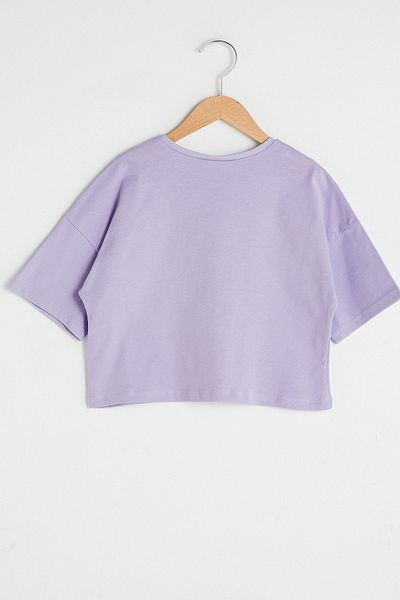 LC Waikiki Dark Lilac Fkw Girls T-Shirt