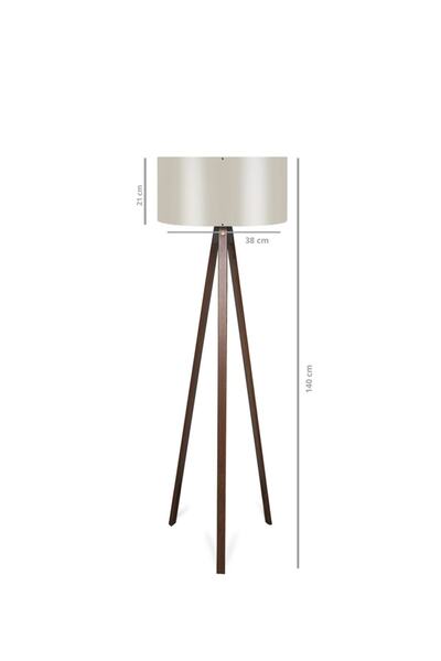HOMİNG Tripot Ahşap Tripod Ayaklı Lambader Aag-1775