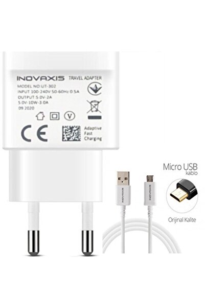 Inovaxis Xiaomi 3amper Adaptör Şarj Cihazı  1metre Mikro Usb Hızlı Data & Şar...