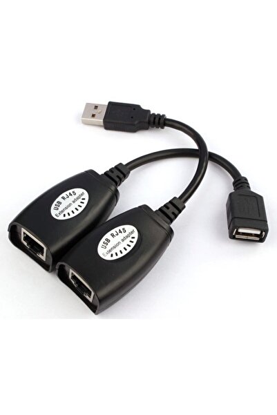 Alfais 5058 Rj45 Usb Ek Uzatıcı Cat5e 6 Kablosu Ekleme Extension