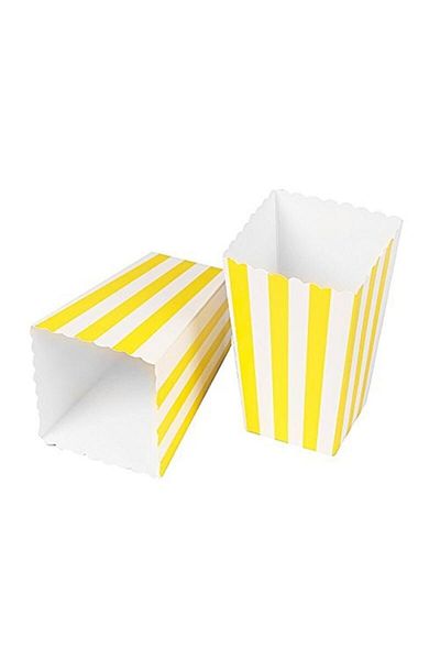 Partimarka Yellow Colored Striped Corn Boxes