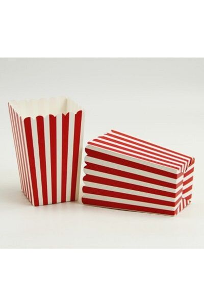 Partimarka Red Striped Corn Boxes