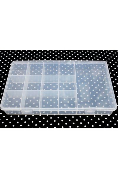 Prestij Boncuk Transparent Hobby and Bead Box Large Size
