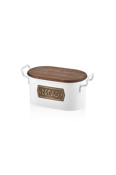 The Mia White Bread Storage Container