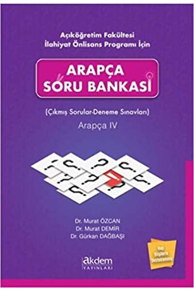 Akdem Yayınları Arapça Soru Bankası