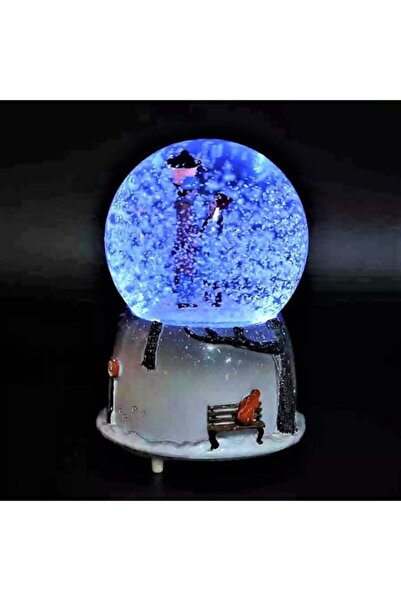 Genel Markalar Sokak Lambasının Altında Buluşan Sevgililer Işıklı Müzikli Ve ...