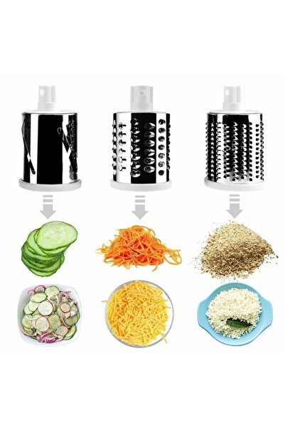 Pazarika Vegetable Slicer Çevirme Kollu Sebze Doğrayıcı Dilimleyici Rende