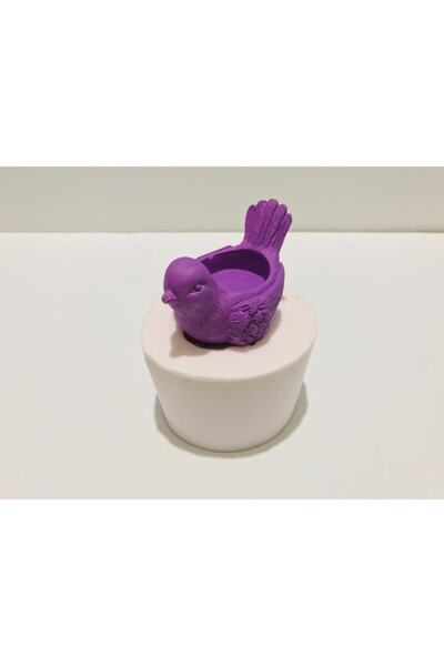 Genel Markalar Kuş Tealight Mumluk Silikon Kalıbı
