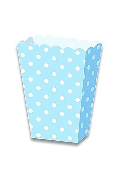 Partimarka Blue Polka Dot Corn Boxes