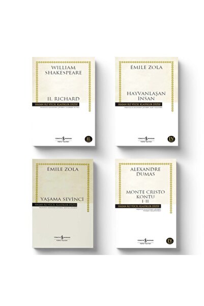 TÜRKİYE İŞ BANKASI KÜLTÜR YAYINLARI Emile Zola Alexander Dumas William Shakes...