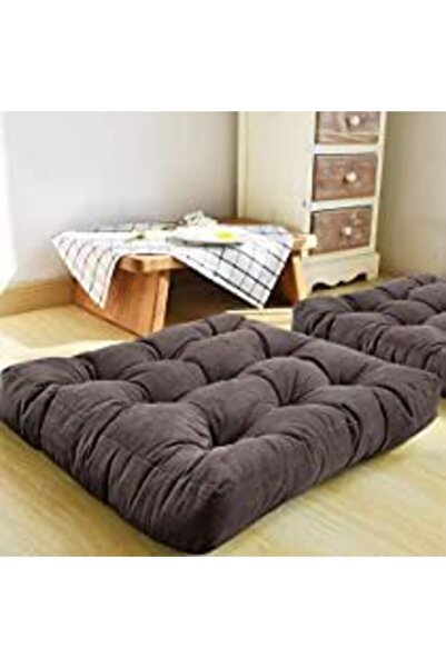 papatya çeyiz tasarım Koyu Gri Yer Minderi