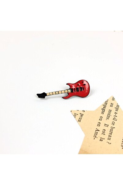 Herşey Nota Gitar Broş Rozet