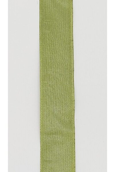 Turuncu Tuhafiye Çağla Yeşili İpek Nakış Kurdelesi 212 10 Metre 13 mm