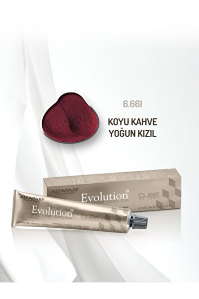 Alfaparf Evolution Saç Boyası No: 6.66ı Koyu Kahve Yoğun Kızıl