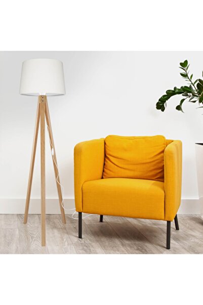 Modelight Deko Lambader Bambu Ayak / Krem Şapka