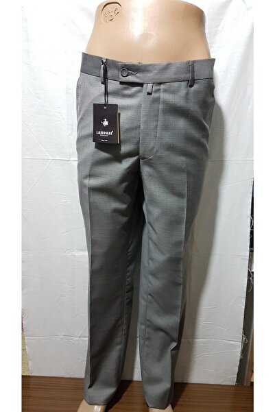 LAMPART Erkek Açık Gri Filafil Kumaş Pantolon