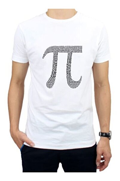 HİDZ Unisex Kids White Pi T-Shirt