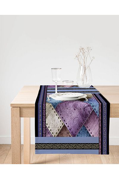 Realhomes Alerg din piele intoarsa cu design special cu motiv geometric modern