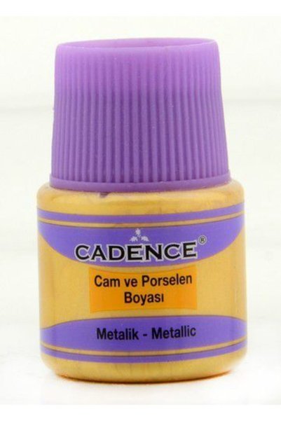 Cadence Cam Ve Porselen Boya Metalik 70 Altın 45ml