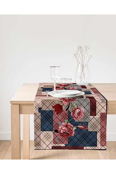 Realhomes Μοντέρνο Suede Runner με ψηφιακή εκτύπωση ειδικής σχεδίασης