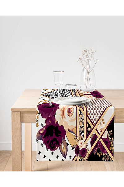 Realhomes Μοντέρνο Suede Runner με ψηφιακή εκτύπωση ειδικής σχεδίασης