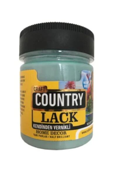 Craft Country Kendinden Vernikli Lack Hobi Boyası 120cc 4018 Grı Yeşil