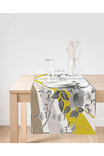 Realhomes Μοντέρνο Suede Runner με ψηφιακή εκτύπωση ειδικής σχεδίασης