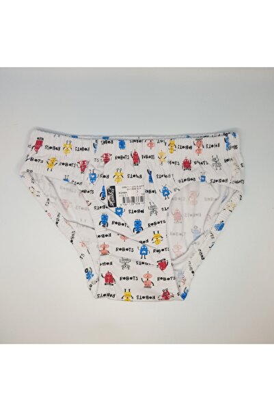 Tutku Παιδικό εσώρουχο με εμπριμέ ελαστάν με μικτό σχέδιο 255 Συσκευασία των 6