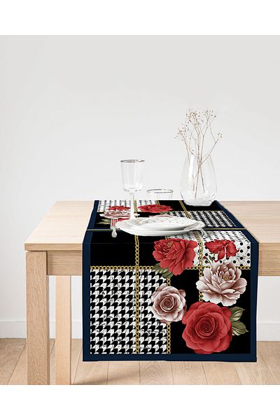 Realhomes Design special, imprimat digital, alergător modern din piele de căprioară