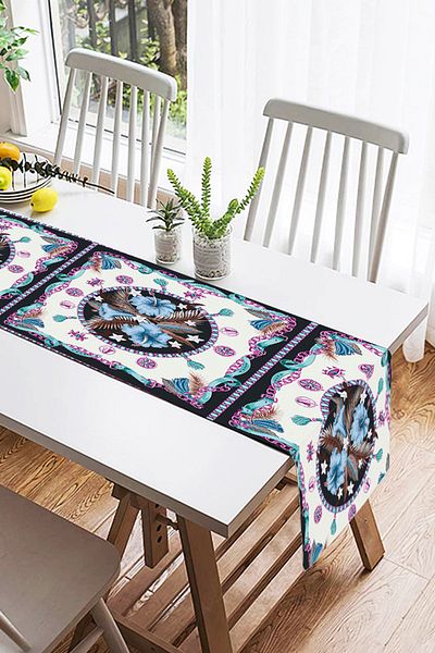 Realhomes Μοντέρνο Suede Runner με ψηφιακή εκτύπωση ειδικής σχεδίασης