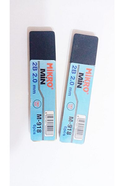 Mikro 2b 2.0mm Thick Black Tip 2 Pack