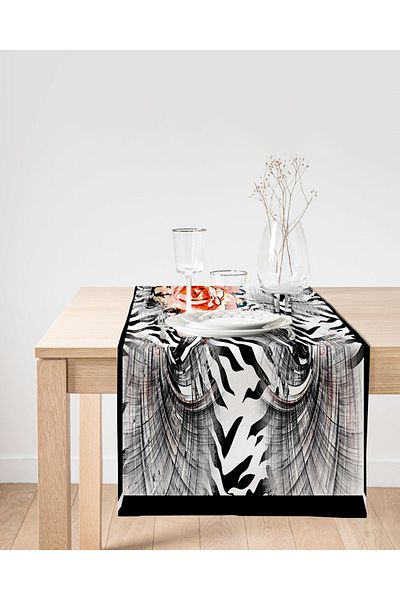 Realhomes Design special, imprimat digital, alergător modern din piele de căprioară
