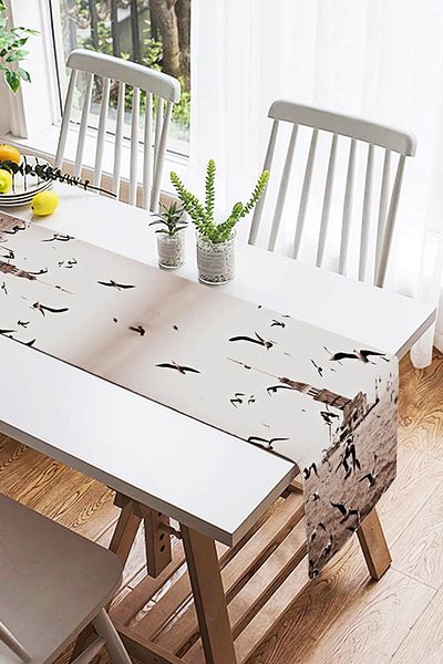 Realhomes Turnul Fecioarei, imprimat digital, decorativ decorativ din piele intoarsa