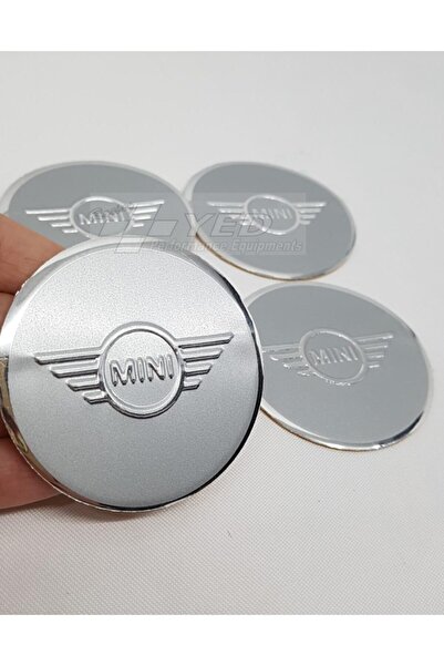 DURU DORUK Jant Göbeği Arma Mini Cooper 60mm 4lü Silver Alüminyum Yapıştırma