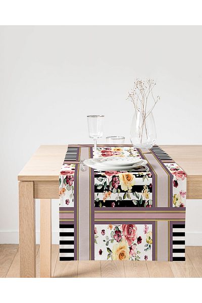Realhomes Μοντέρνο Suede Runner με ψηφιακή εκτύπωση ειδικής σχεδίασης