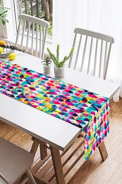 Realhomes Forme geometrice colorate Design special Suede Runner